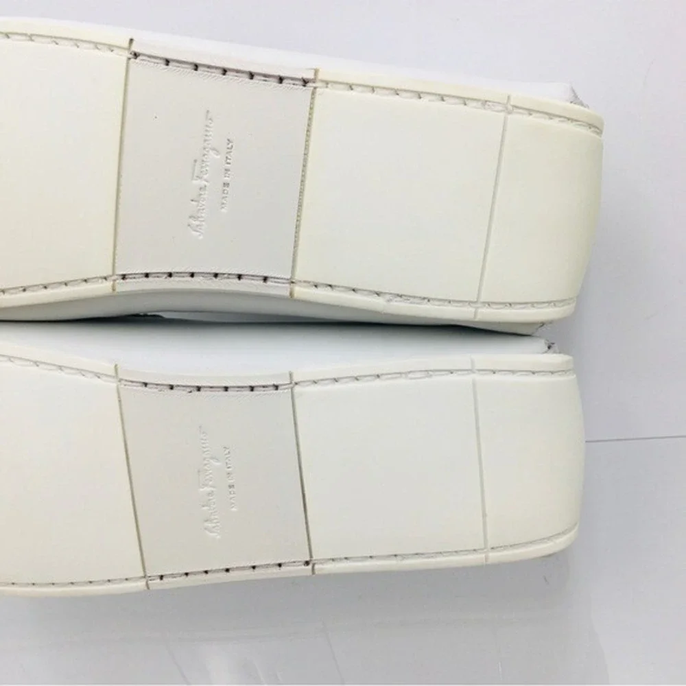 Salvatore Ferragamo PALINURO Astronaut Leather Loafer Driving Shoes Mens US 8